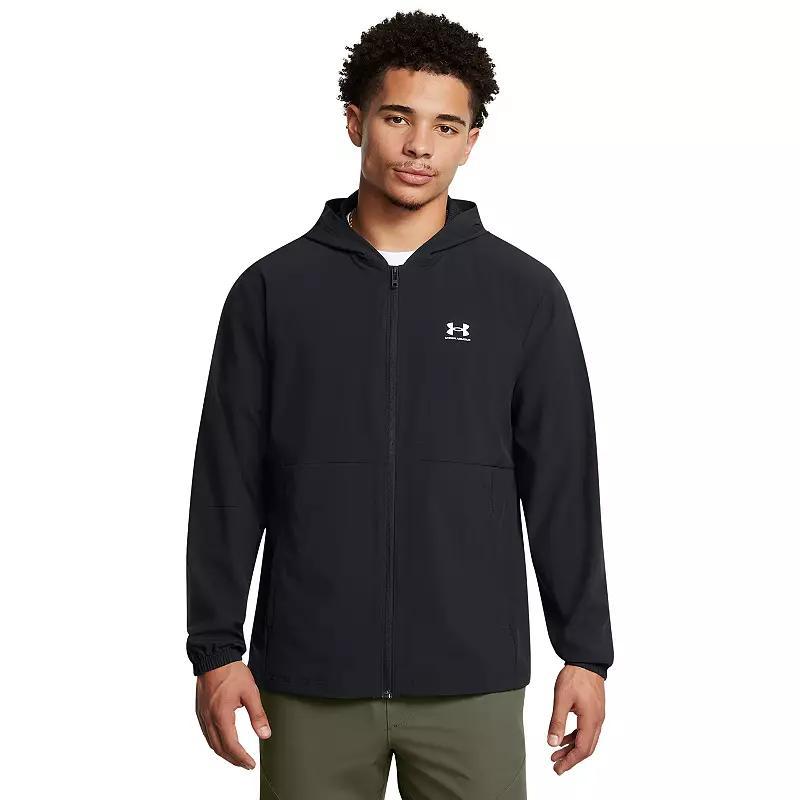 Mens Under Armour Vibe Woven Hooded Windbreaker Jacket Product Image