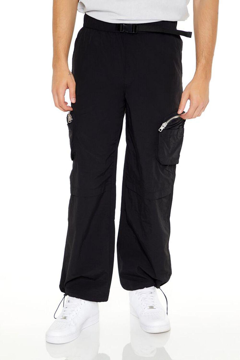 Toggle Drawstring Cargo Joggers | Forever 21 Product Image