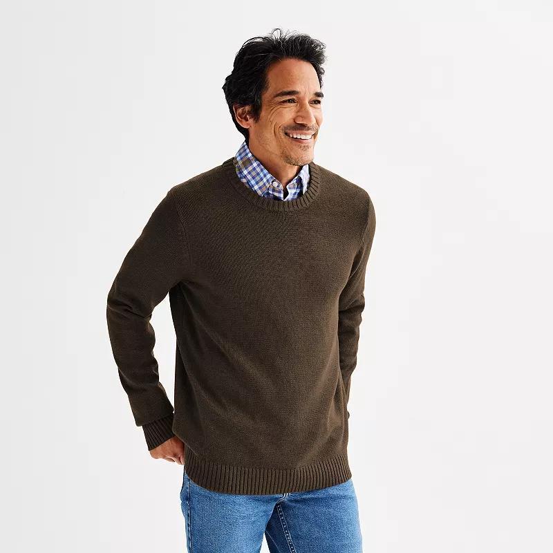 Mens Sonoma Goods For Life Knit Crewneck Sweater Product Image