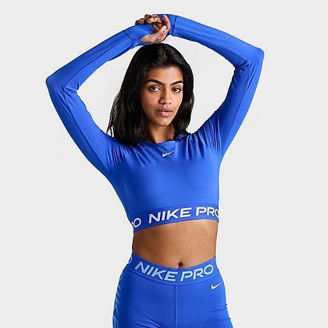 Women's Nike Pro 365 Dri-FIT Cropped Long-Sleeve Top Product Image