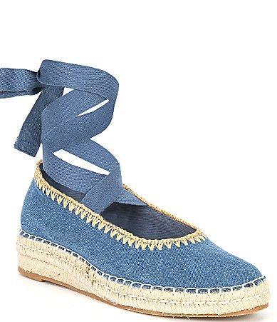 Dolce Vita Morgan Denim) Women's Flat Shoes Product Image