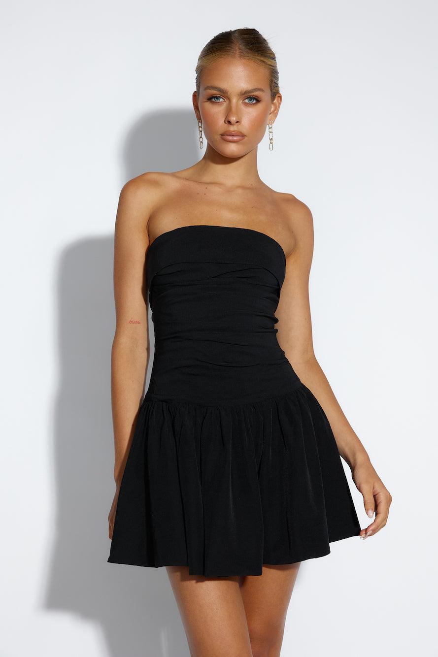 Looking Luxe Mini Dress Black Product Image