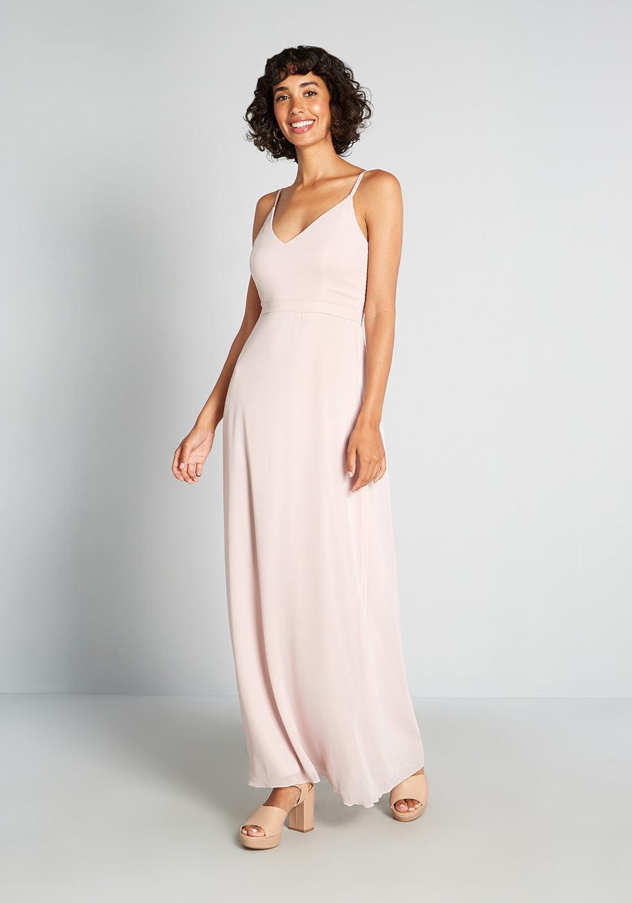 Misty Pink Perfection Maxi Dress Product Image