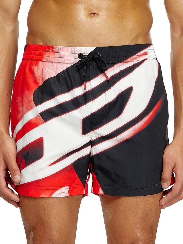 Mens Ken Printed Swim Shorts Product Image