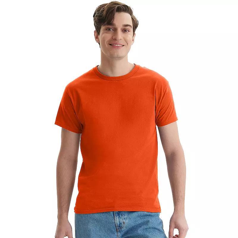 Mens Hanes Essentials 4-Pack Cotton T-Shirt Product Image