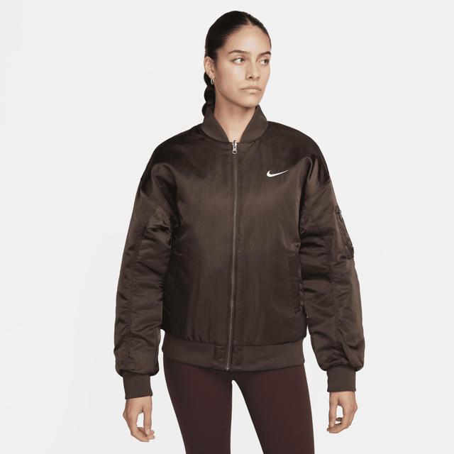 Womens Nike Sportswear Reversible Varsity Bomber Jacket Product Image