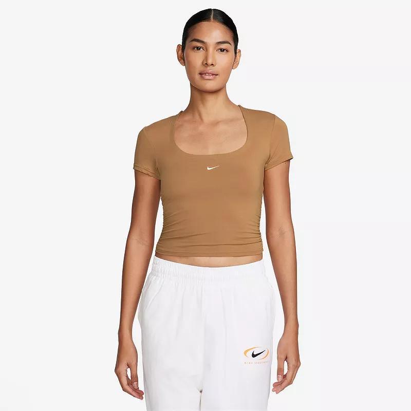 Nike Sportswear Chill Knit Women's Short-Sleeve Square-Neck Top Product Image