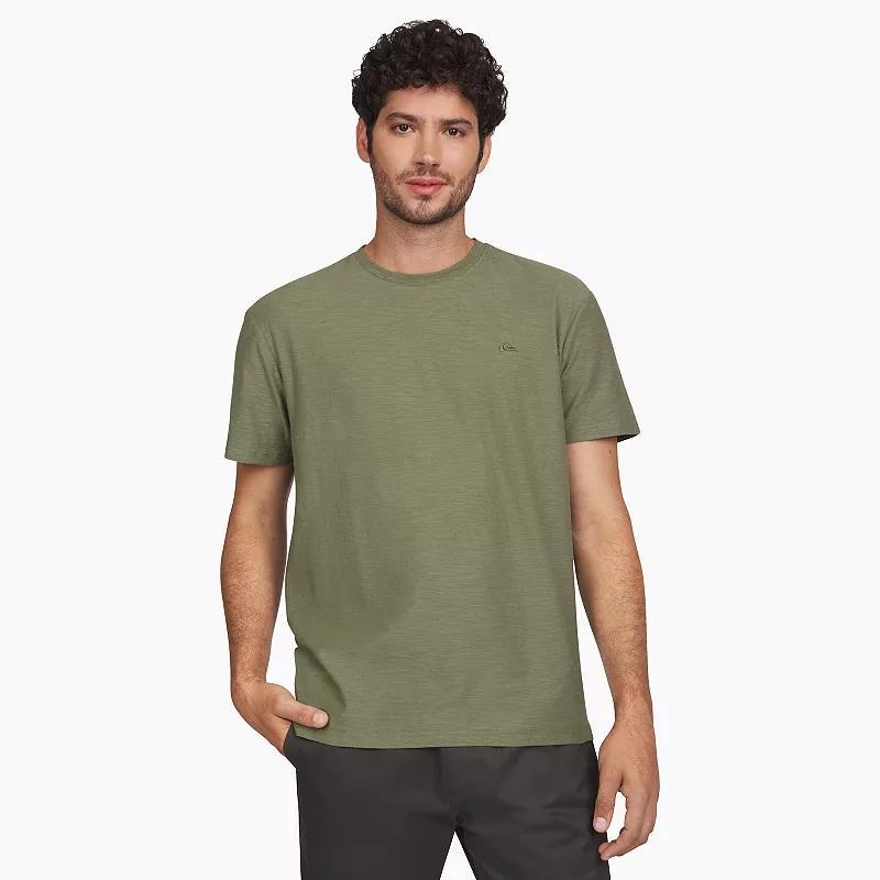 Mens Quiksilver Slub Short Sleeve T-Shirt Four Leaf Green Product Image