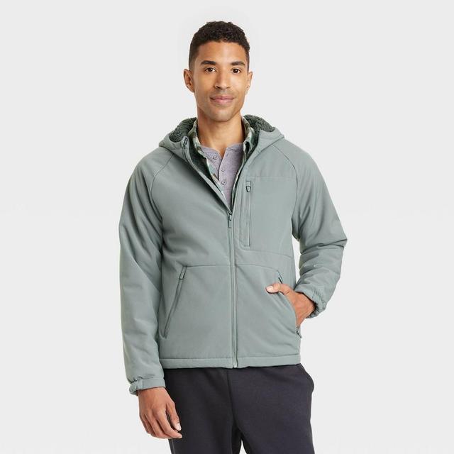 Mens High Pile Fleece Lined Jacket - All In Motion XXL Product Image