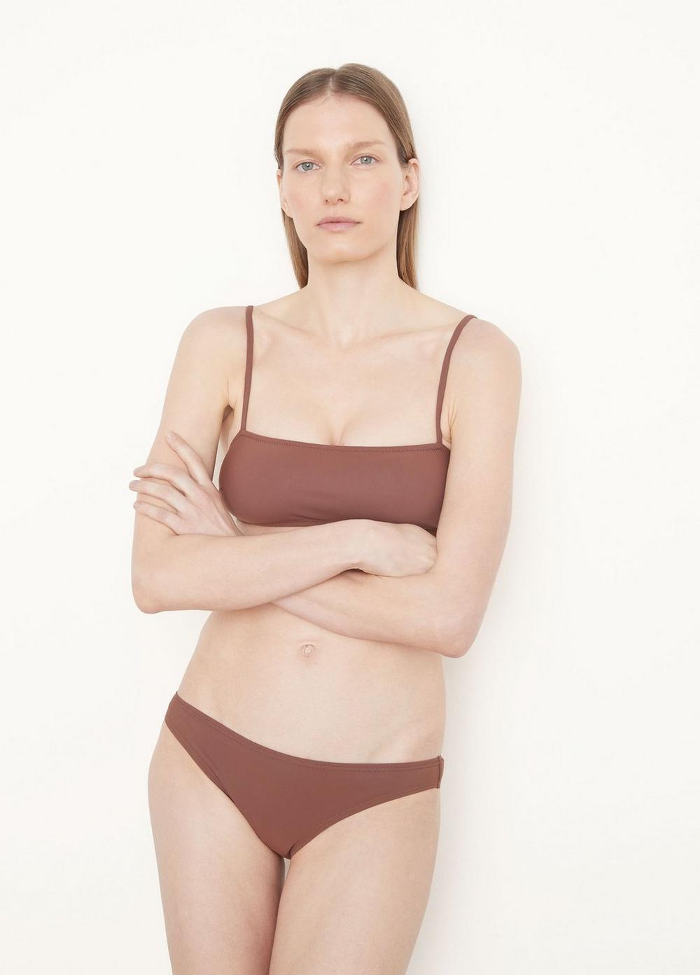 Womens Nu Swim Low-Low Bottom, Cocoa, Size L Vince Product Image