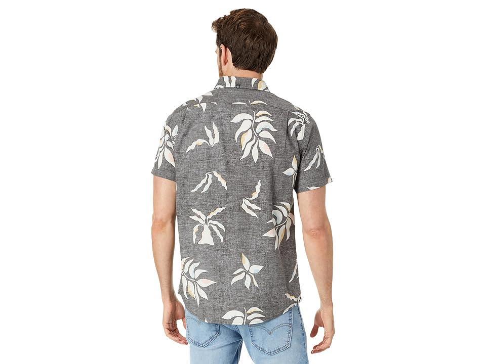 VISSLA Mysto Crypto Eco Short Sleeve Woven (Phantom) Men's Clothing Product Image