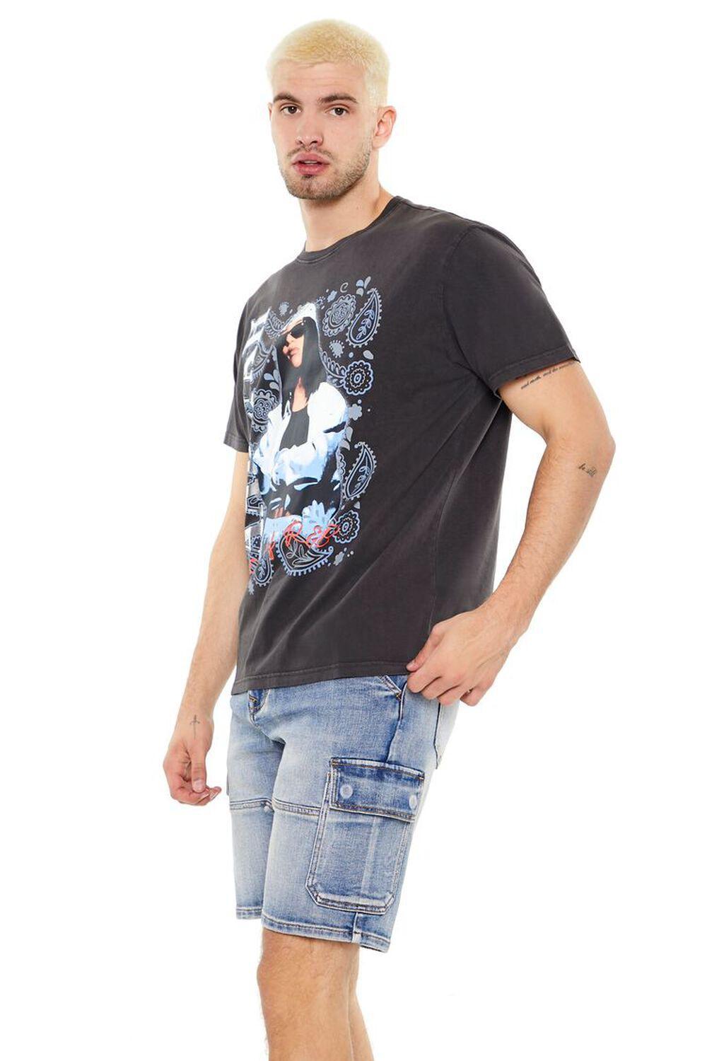 Aaliyah Shimmer Foil Graphic Tee | Forever 21 Product Image