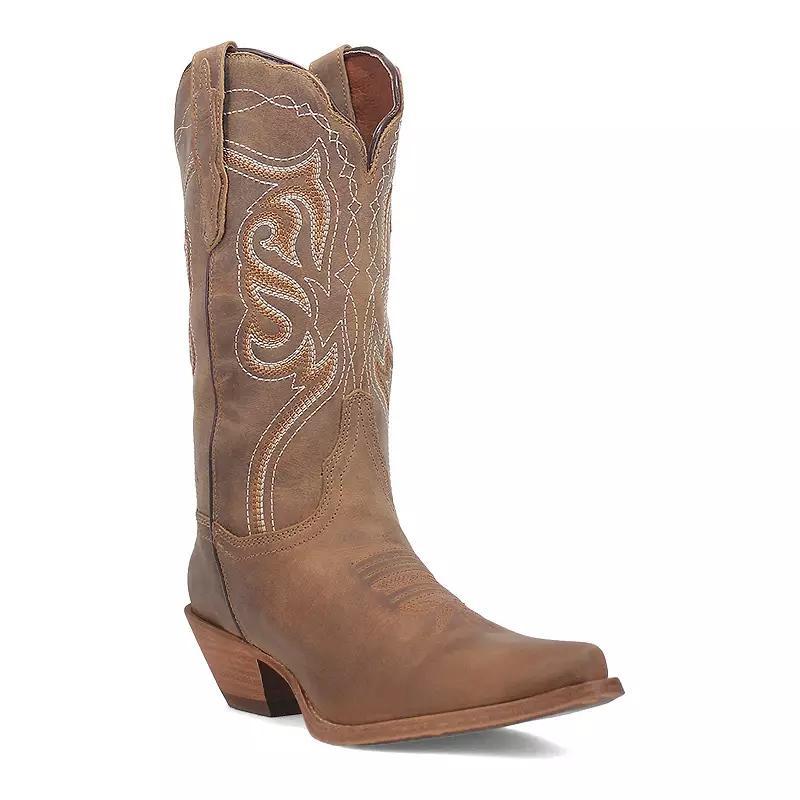 Dan Post Karmel Womens Leather Cowboy Boots, Size: 8.5, Lt Brown Product Image