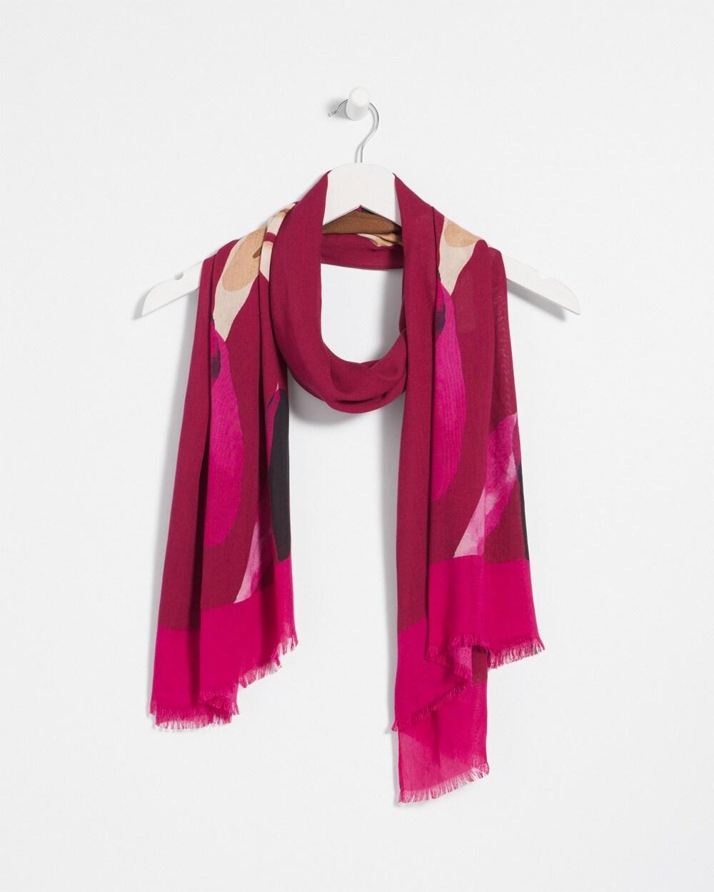 Floral Print Oblong Scarf Product Image