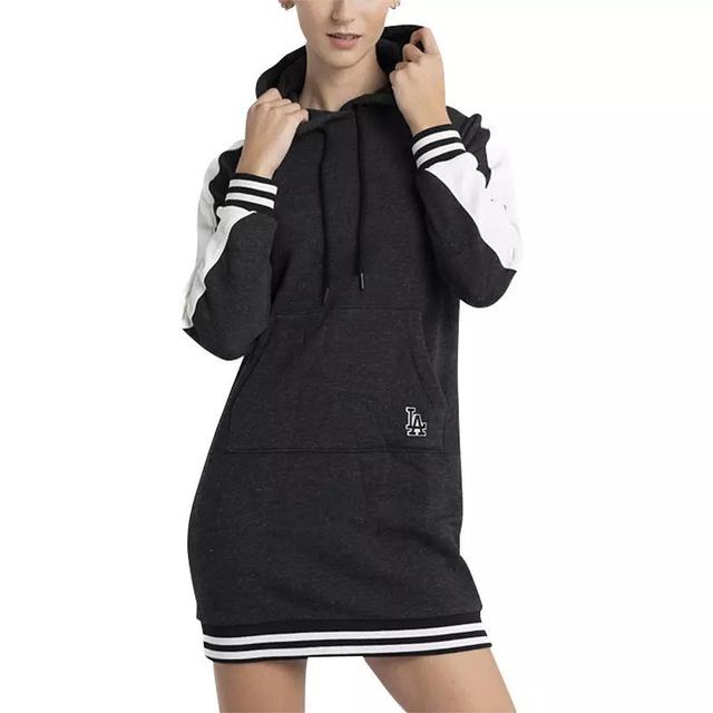 Womens Lusso Los Angeles Dodgers Mara Tri-Blend Hoodie Dress Product Image