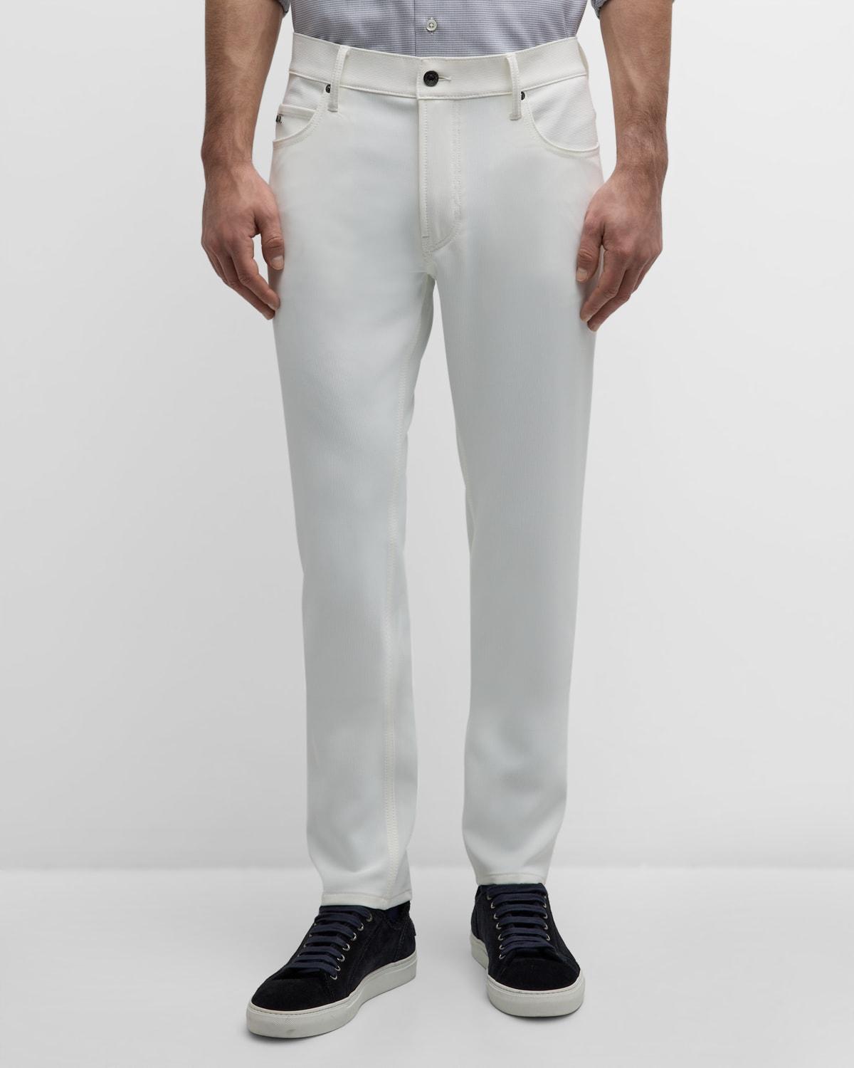 Mens Textured 5-Pocket Pants Product Image