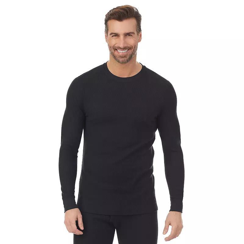 Mens Cuddl Duds Midweight Waffle Thermal Performance Base Layer Crew Top Product Image