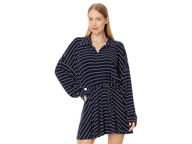 Norma Kamali Super Oversized Bf Nk Shirt Flared Mini Dress Women's Dress Product Image