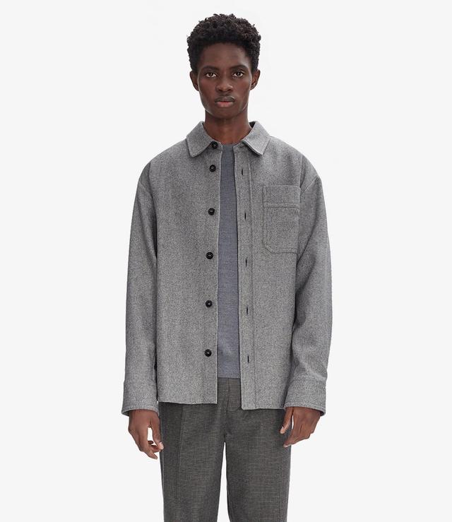 Basile Brodée Poitrine overshirt Male Product Image