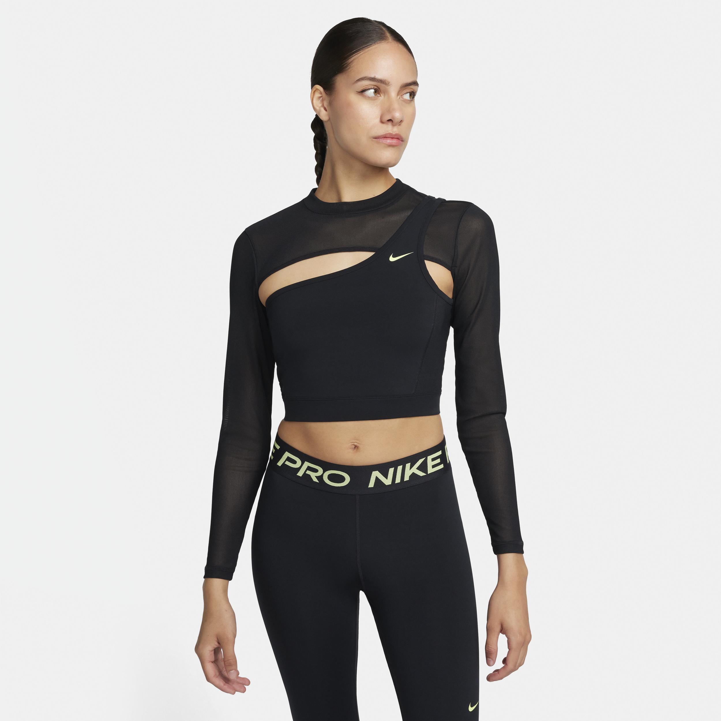 Nike Pro Women's Long-Sleeve Cropped Top Product Image