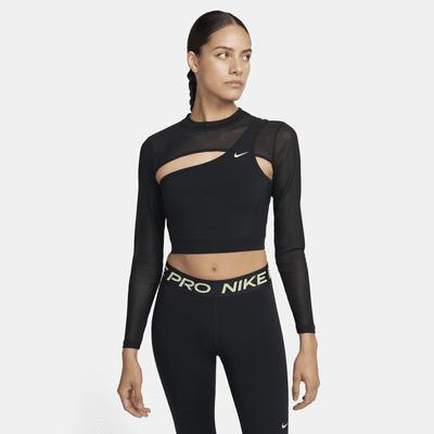 Nike Pro Women's Long-Sleeve Cropped Top Product Image