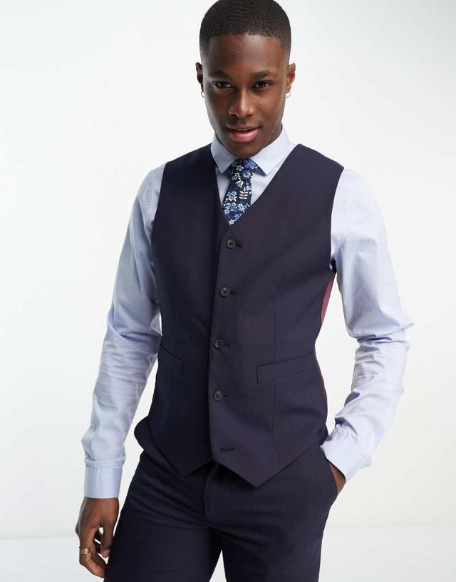 ASOS DESIGN slim suit vest Product Image