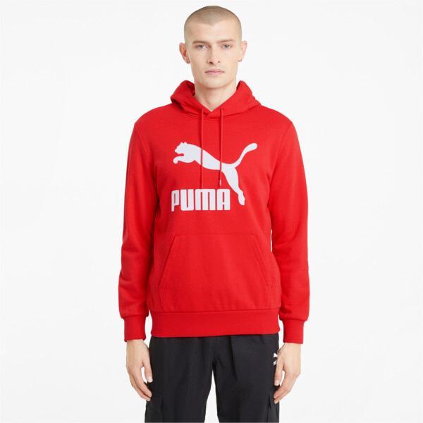 PUMA Classics French Terry Logo Men's Hoodie Product Image