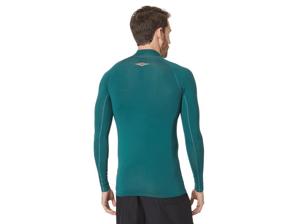 Billabong Arch Diamond Performance Fit Long Sleeve Rashguard (Dark Teal) Men's Swimwear Product Image