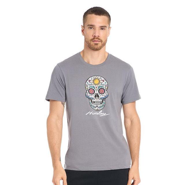 Mens Hurley Graphic Tee Grey Product Image