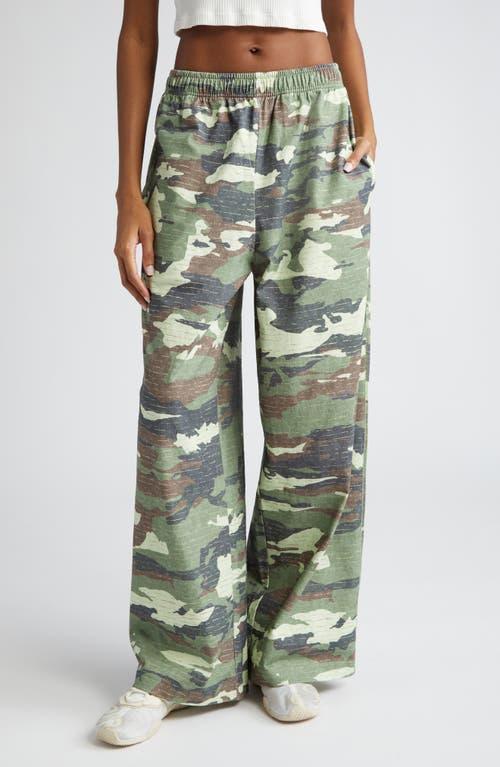 Acne Studios Camo Cotton Wide Leg Pants product image