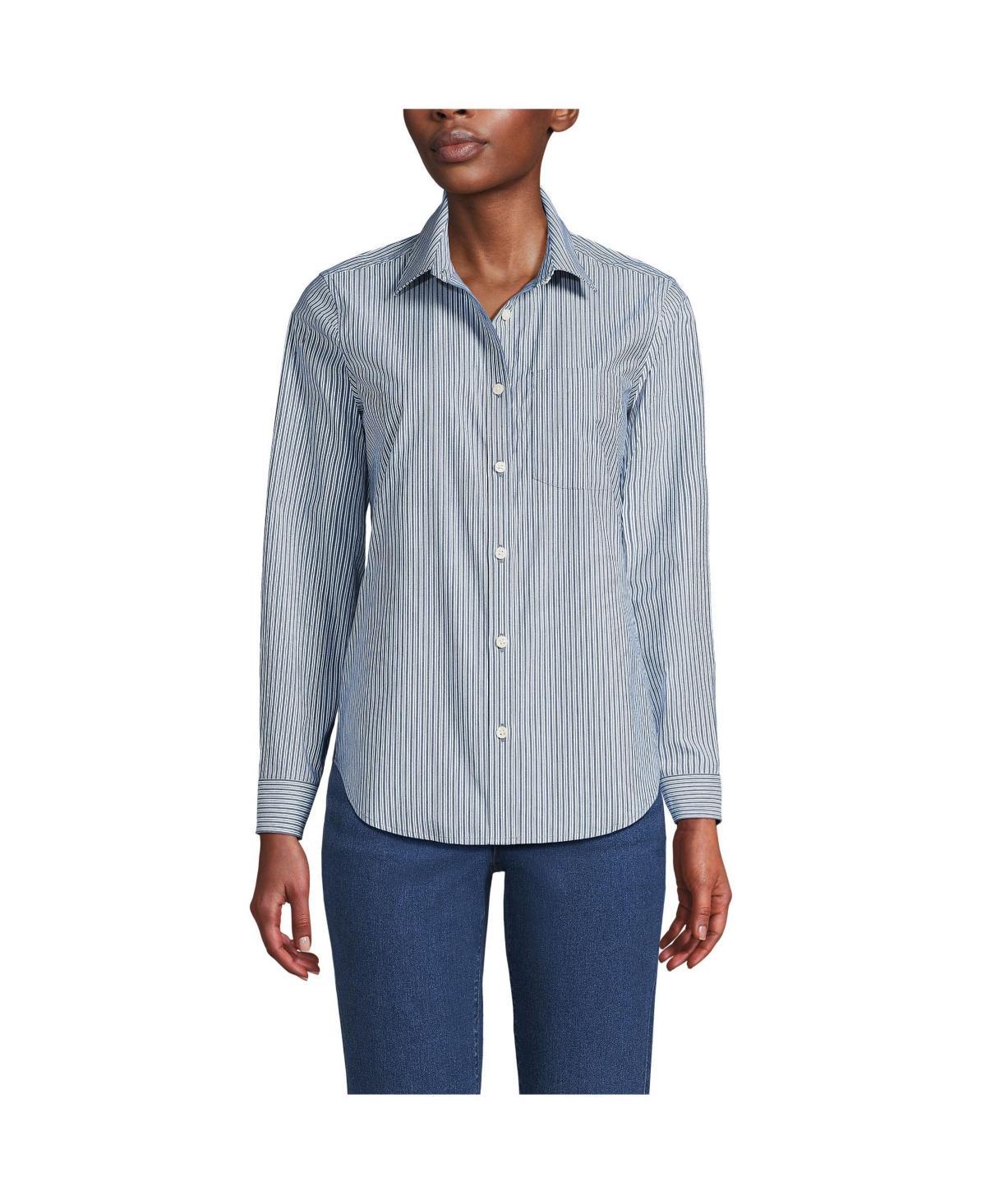 Womens Lands End Cooling Button-Front Shirt Product Image