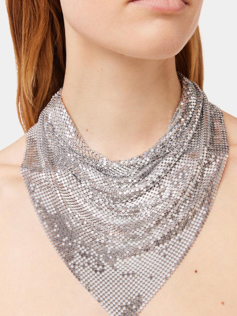 Silver chainmail Scarf Product Image