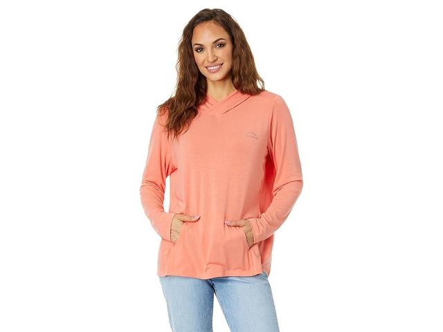 L.L.Bean Tropicwear Comfort Hoodie (Pale Turquoise) Women's Clothing Product Image