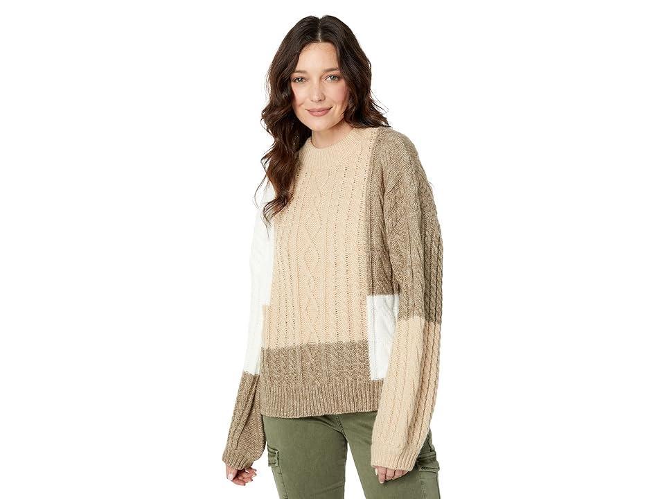 en saison Baylor Sweater (Natural ) Women's Clothing Product Image