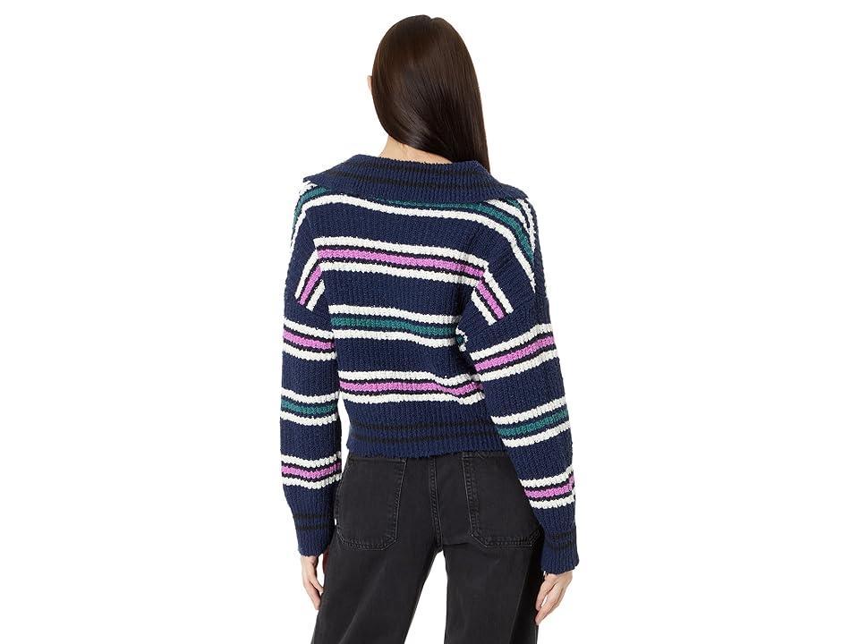 Free People Kennedy Pullover (Midnight Sail Combo) Women's Sweater Product Image