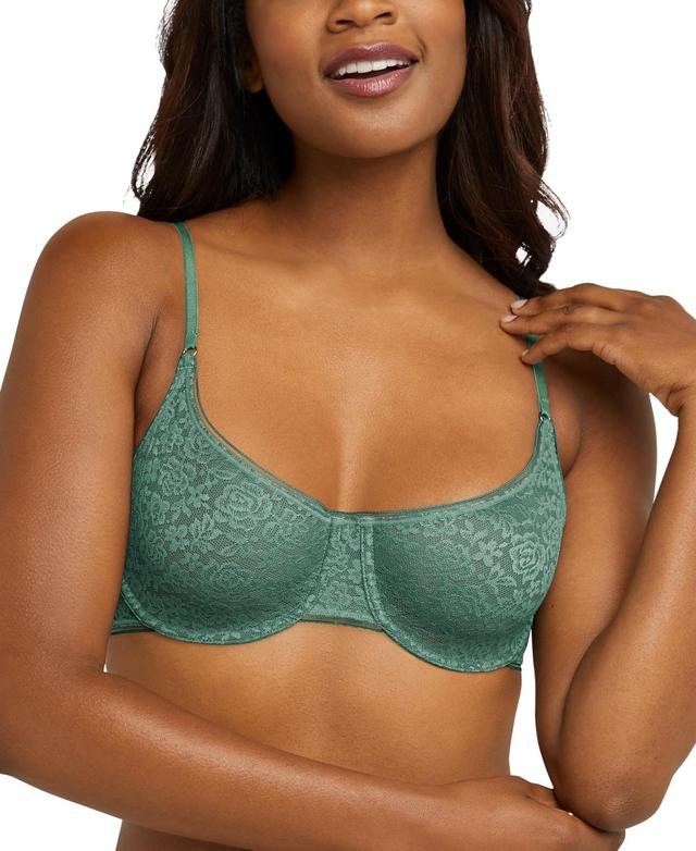 Maidenform Pure Comfort Stretch Lace Demi Underwire Bra DM202C Product Image