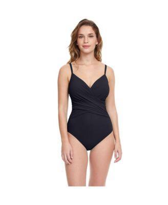 Profile by Gottex Womens Tutti Frutti V-Neck Surplice One Piece Swimsuit Product Image