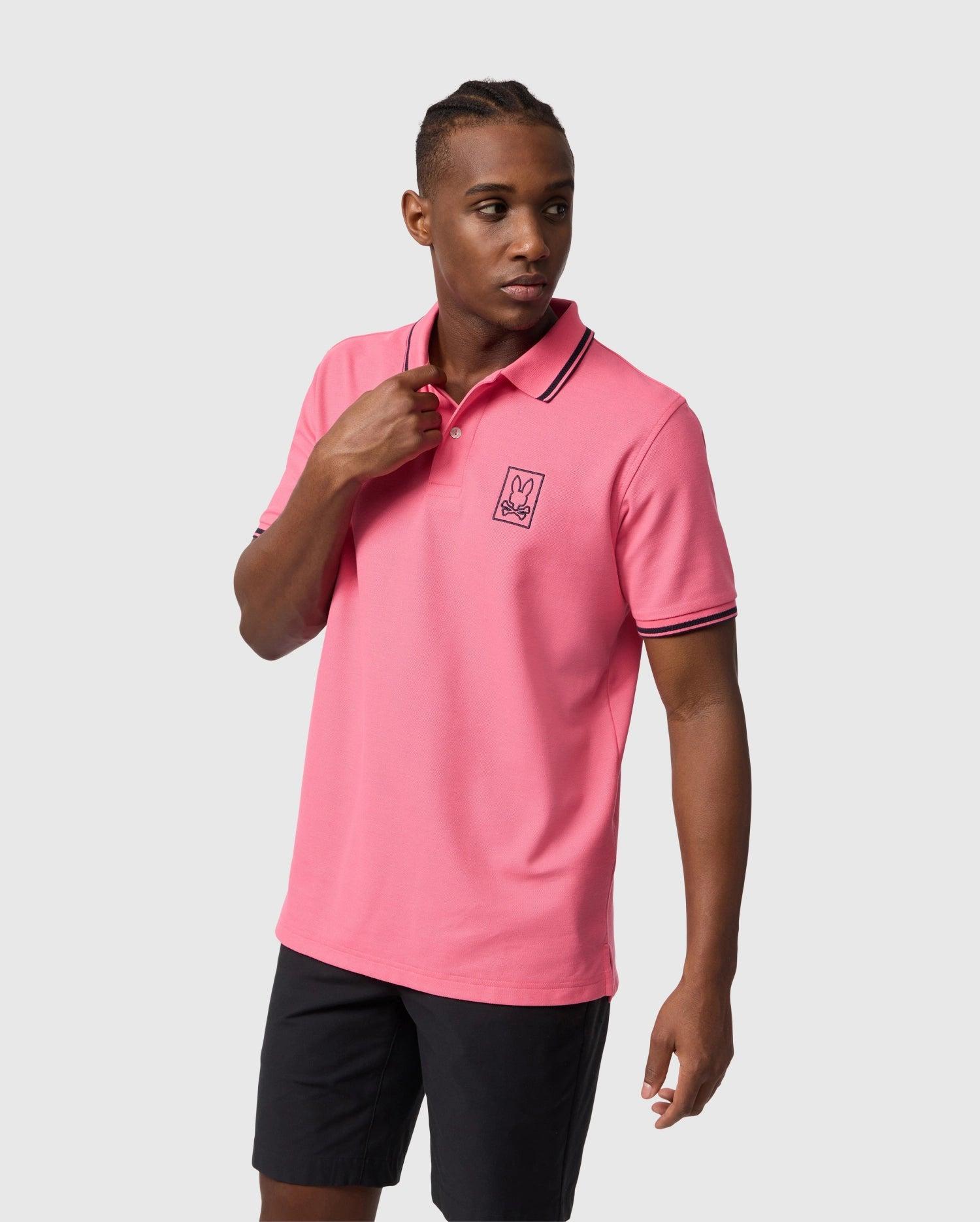 MENS ARCADIA PIQUE POLO SHIRT - B6K406B200 Product Image