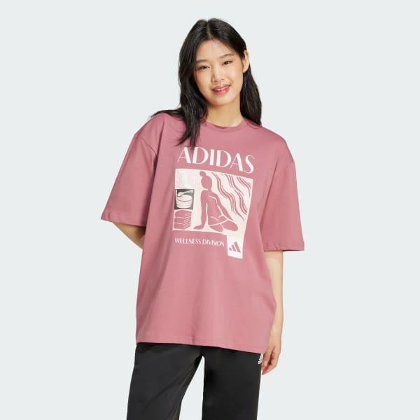 Wellness Graphic Oversized Tee Product Image