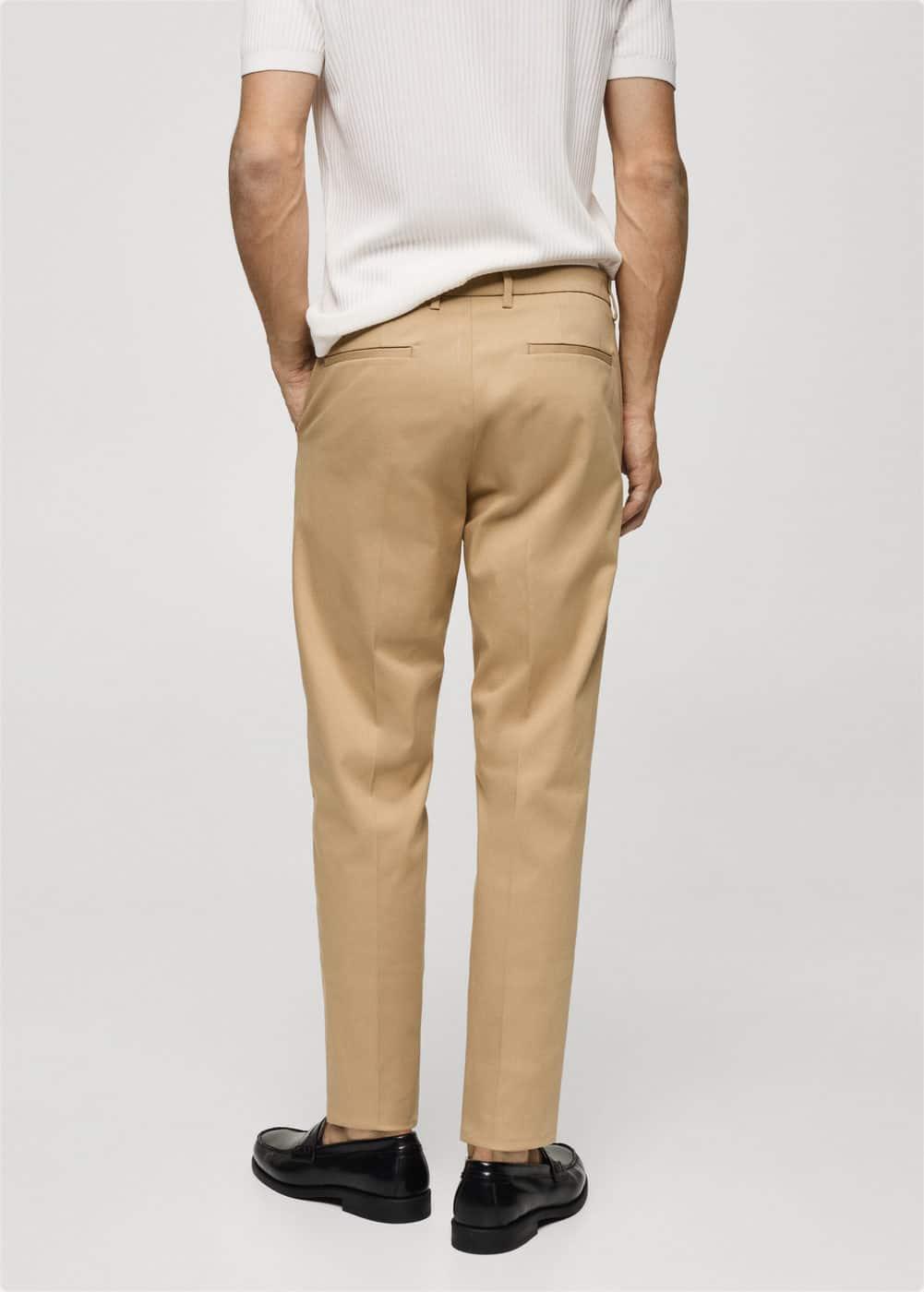 MANGO MAN - Slim fit chino trousers medium brownMen Product Image