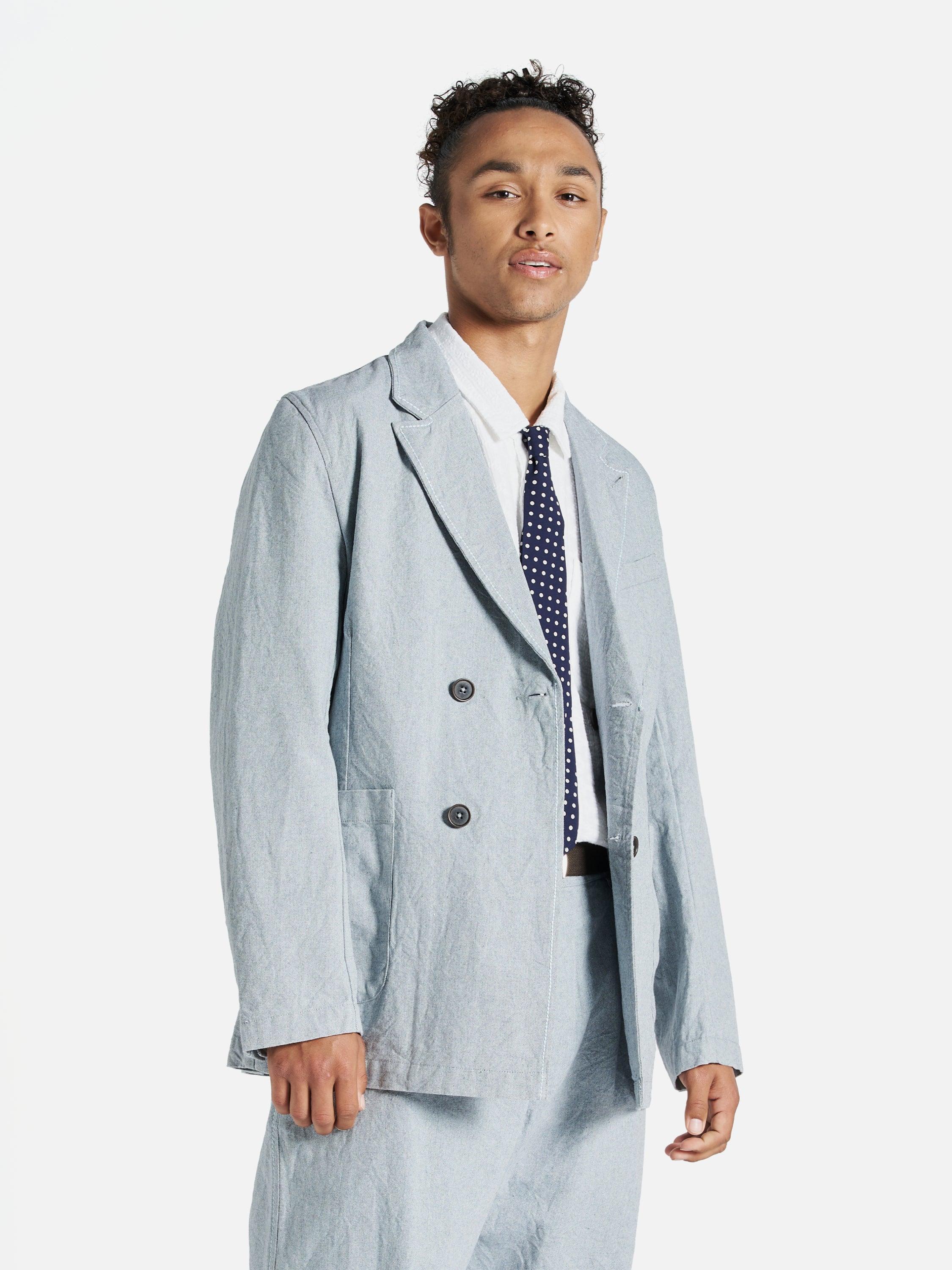 Universal Works Manor Jacket in Indigo Reworked Jean Cloth Product Image