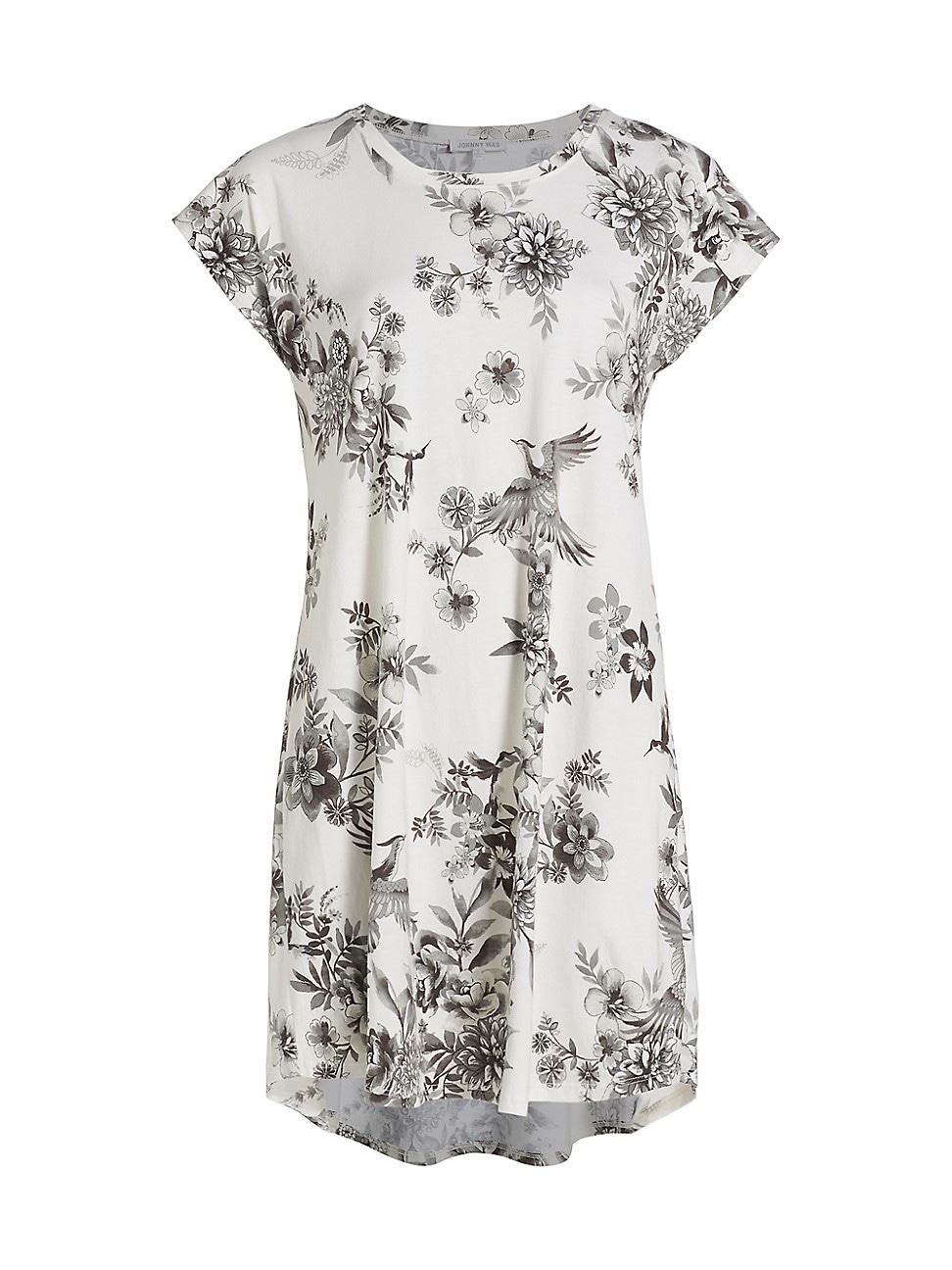 Womens Dreamer Floral Cotton-Blend Sleep Dress Product Image