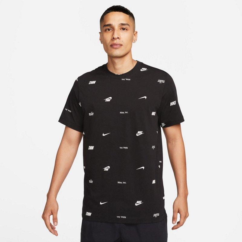 Nike Mens Nike NSW Club+ All Out Print T-Shirt - Mens Product Image