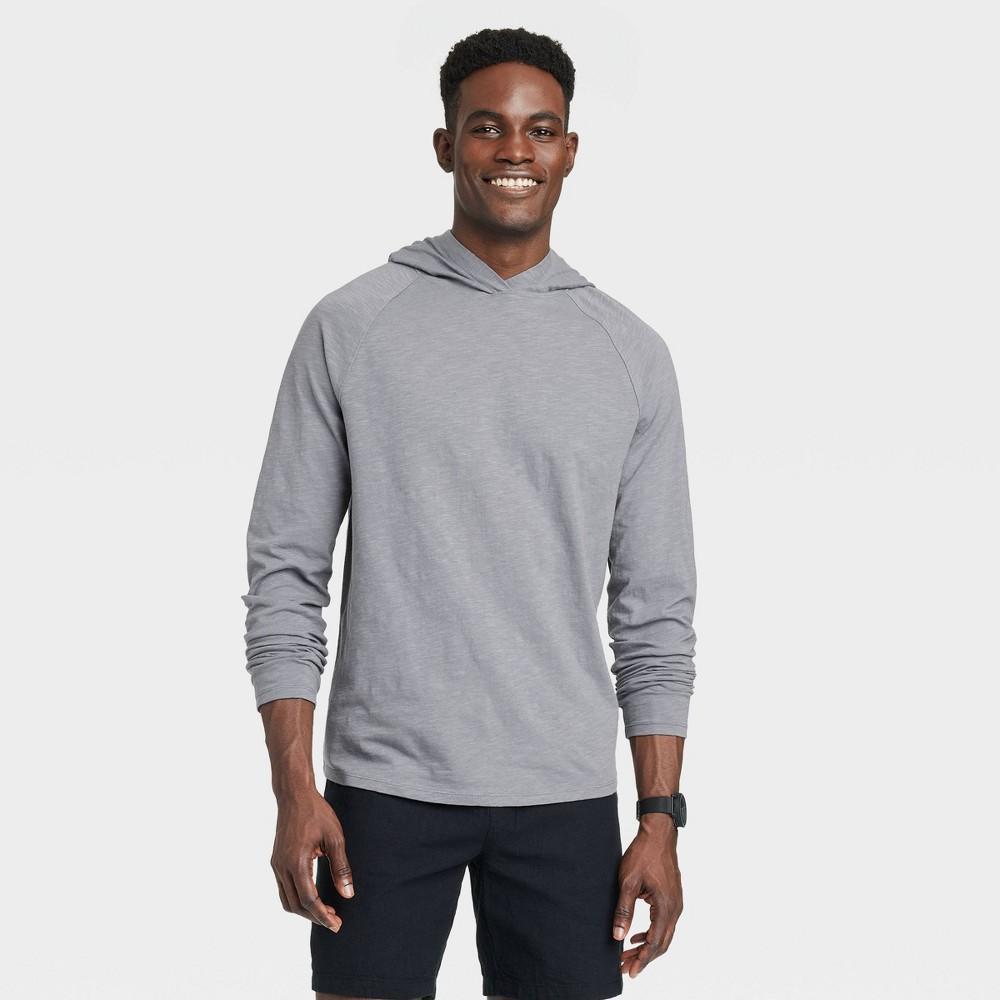 Mens Raglan Sleeve Crewneck Pullover Sweatshirt - Goodfellow & Co XL Product Image