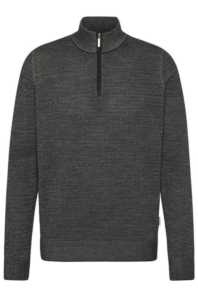 Bugatti Knit Troyer 1/4 Zip Up Sweater Product Image