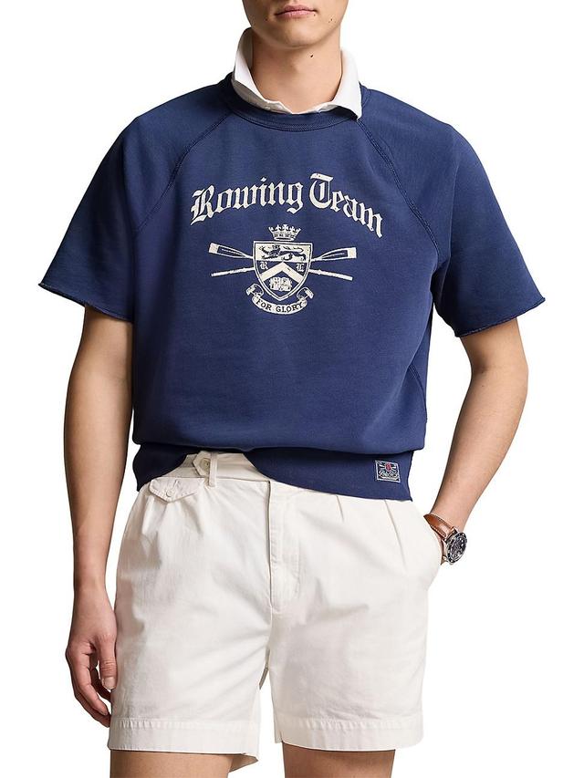 Mens Rowing Vintage Fleece Short-Sleeve Sweatshirt Product Image