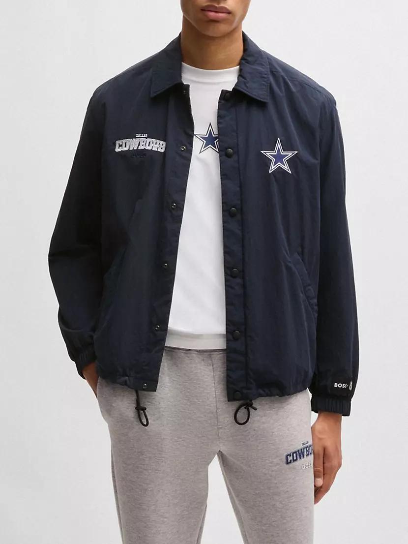 Mens BOSS x NFL Water-Repellent Jacket with Embroidered Branding Product Image