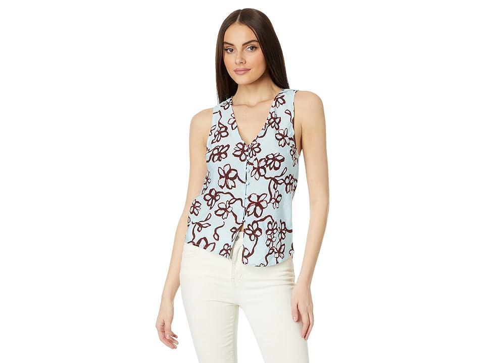 Madewell Floral Cutaway Vest Top Product Image