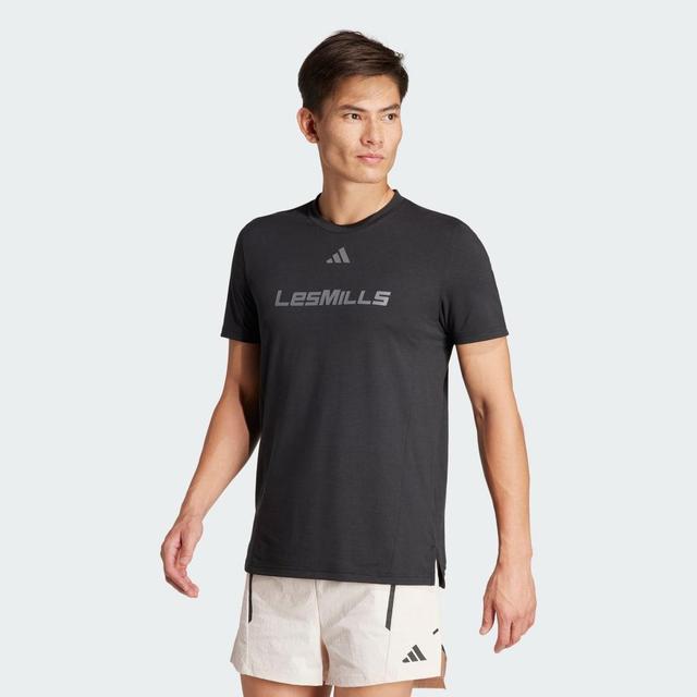 adidas Les Mills Graphic Tee Black M Mens Product Image