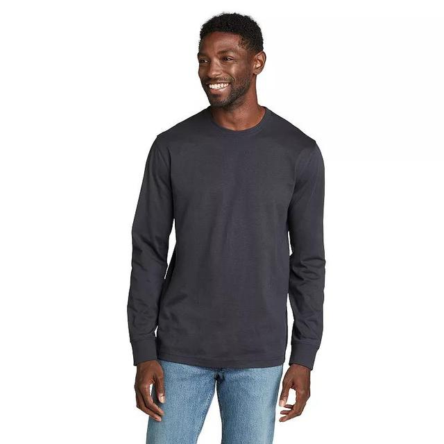 Mens Eddie Bauer Legend Wash Long Sleeve Classic Tee Blue Product Image